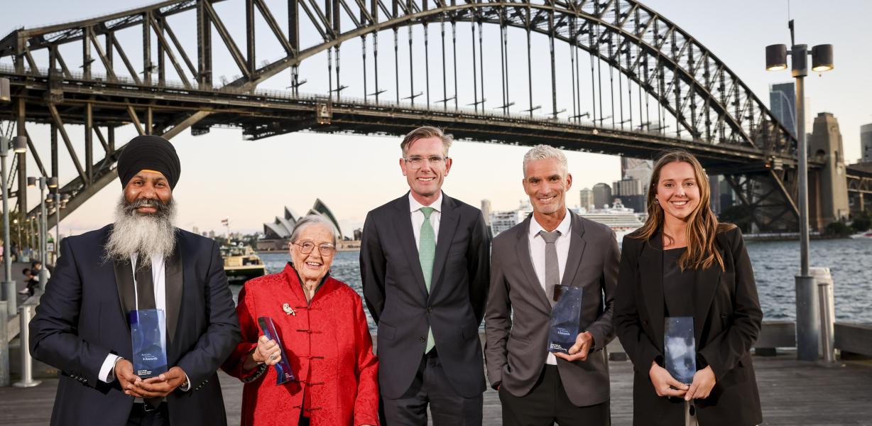 the 2023 NSW recipients with Dominic Perrottet, Premier of New South Wales